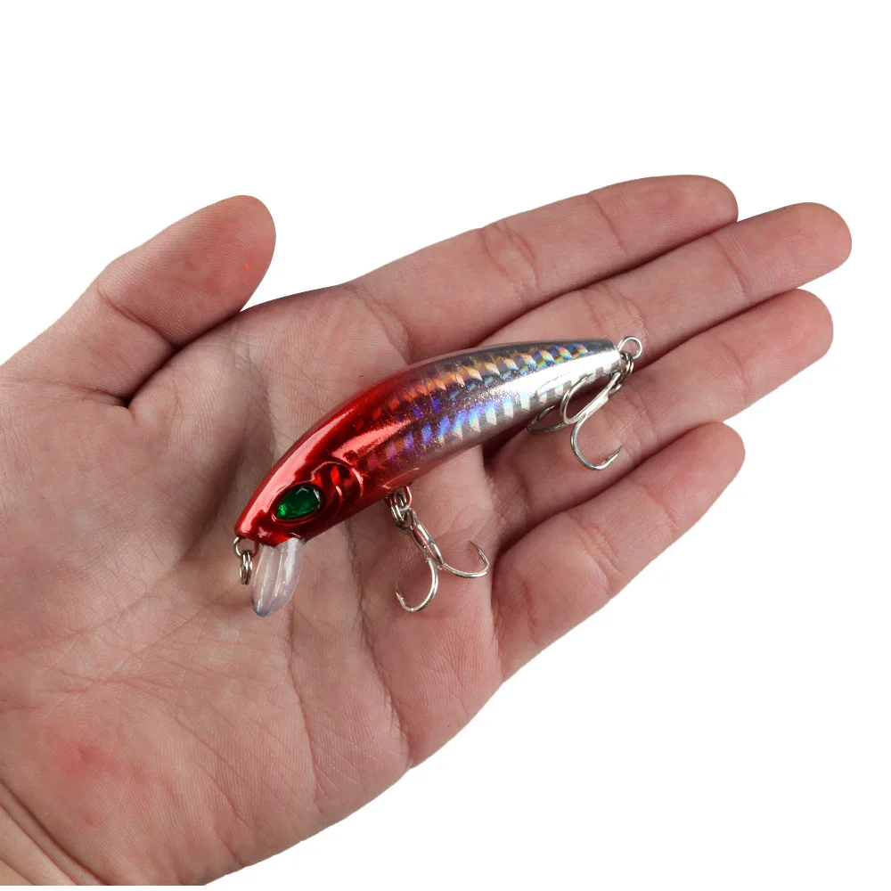 Señuelos de Pesca de 1 piezas, 11g, 7cm, que se hunden Señuelos de Pesca de lubina, cebo duro Artificial, Crankbait, aparejos de Pesca de carpa - imagen 4