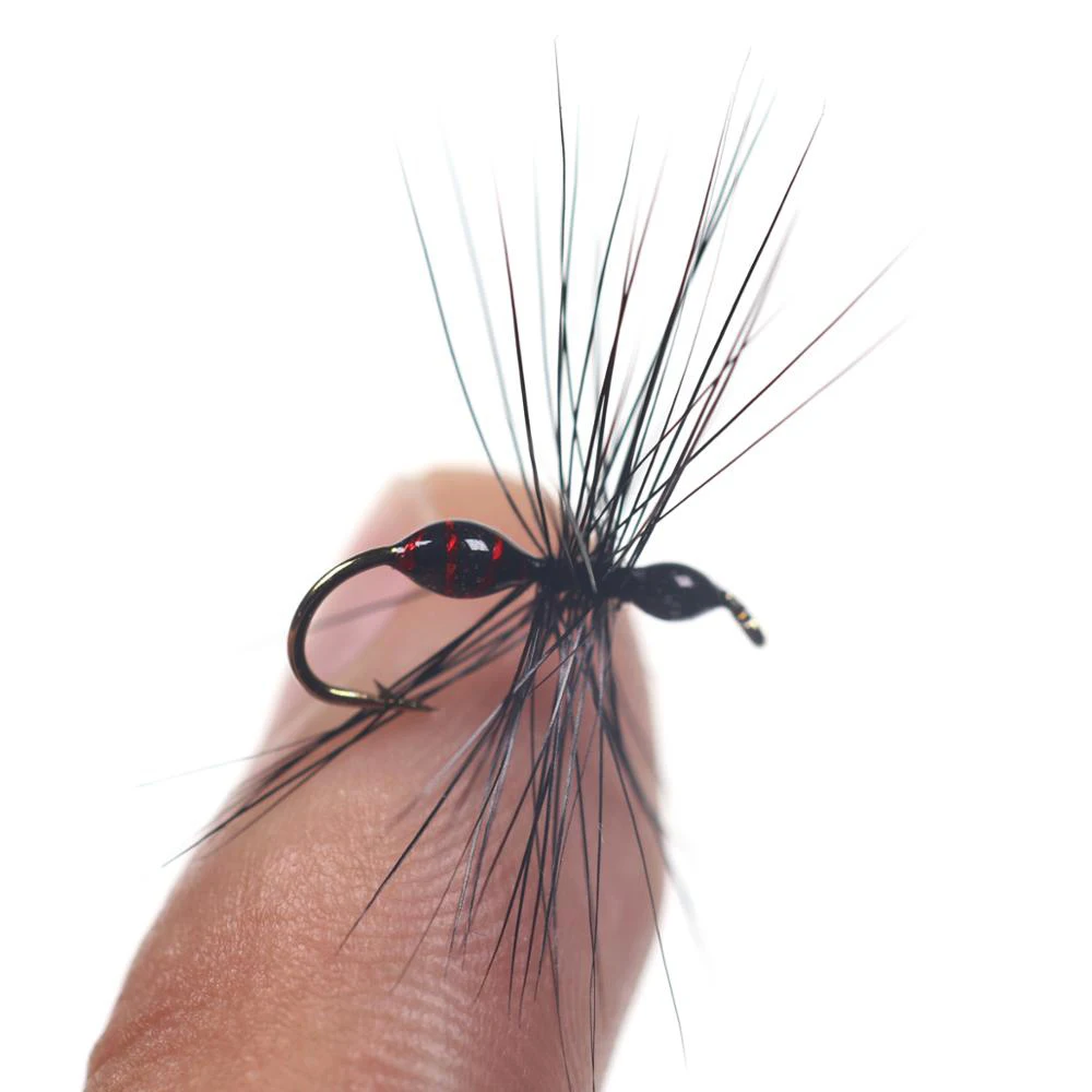 Wifreo-señuelo de pesca con mosca seca para trucha, anzuelos de púas de 8 piezas, señuelo de insectos artificiales, arcoíris - imagen 4