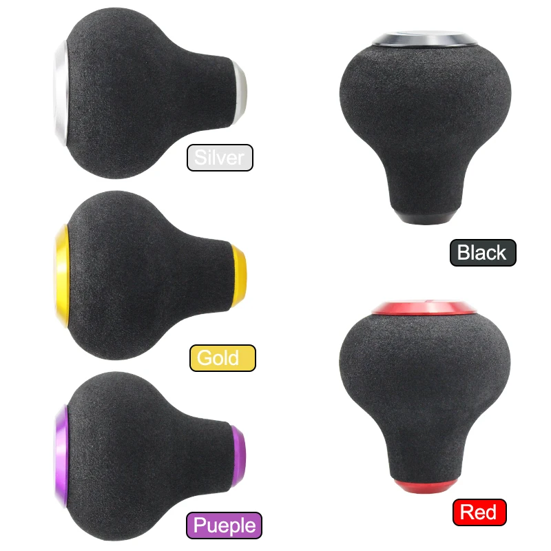 Perillas de mango de carrete de pesca de Material EVA EKFan para rodamiento de 35MM compatibles con la serie Daiwa o Shimano inferior a 5000 - imagen 4