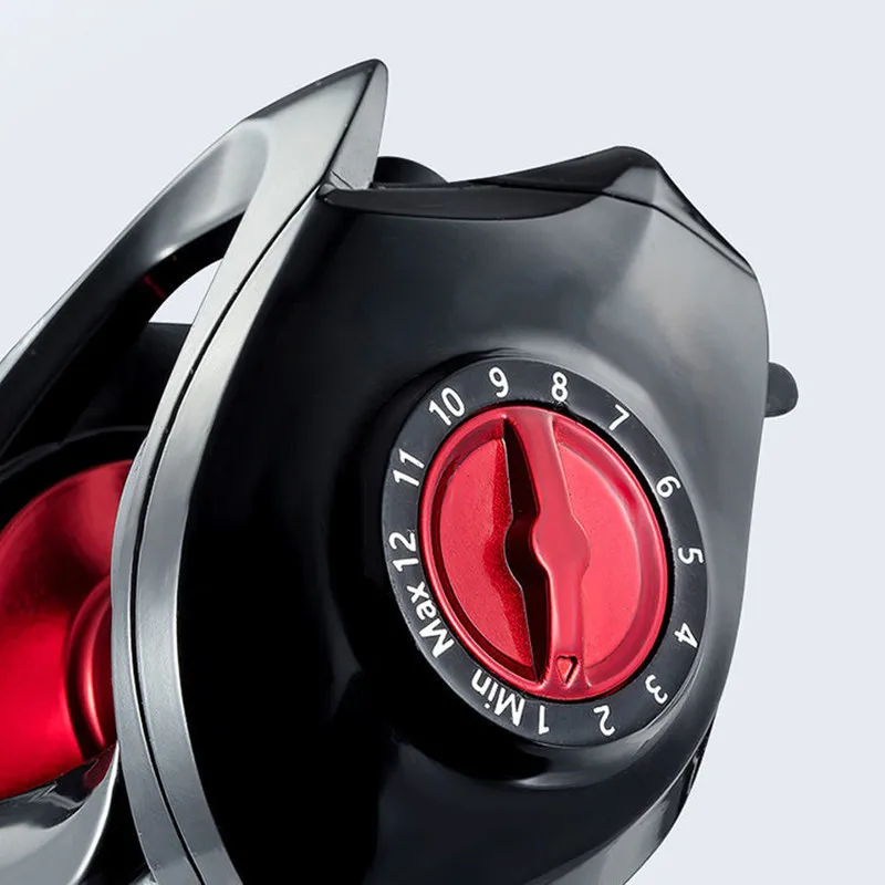 Carretes de Baitcaster, sistema de freno magnético 18 + 1, carrete de lanzador de cebo, relación de engranaje de alta velocidad 8,1: 1, perfil Ultra bajo, Baitcasting F - imagen 4