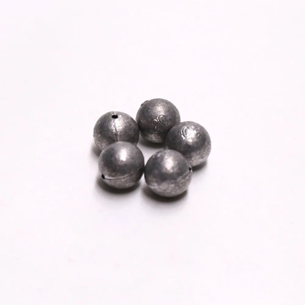 20 piezas 1g-9g plomo de pesca plomo fondo cóncavo peso de pesca plomo estilo bola Anti colgante pesas de plomo inferior - imagen 2