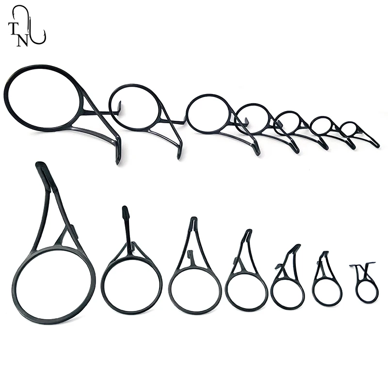 Guía de cañas de carpa ligera TN59 ABTDG, revestimiento de PVD, anillo de acero inoxidable, guías marinas, componente de construcción de caña de pescar, accesorio de aparejos DIY - imagen 5