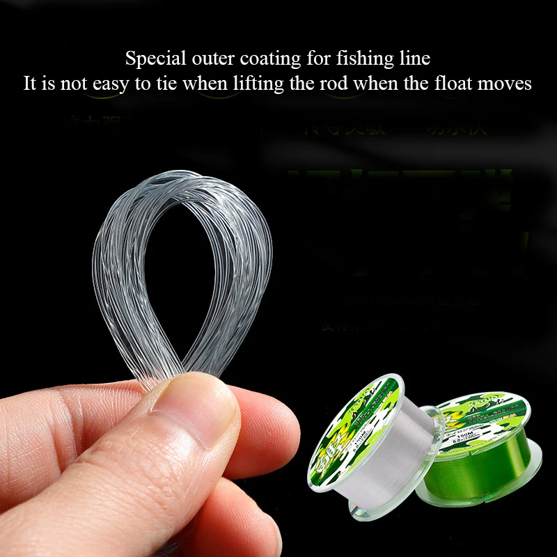 Sedal de pesca superfuerte de 500m, monofilamento de nailon, aparejos de pesca, accesorios de fluorocarbono de mar, 3,5-43lb, novedad - imagen 2