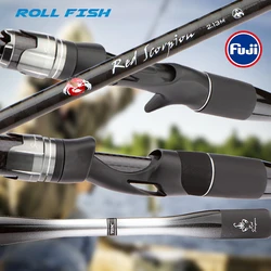 Caña Spinning Rollfish con guías Fuji – Carbono y acción rápida