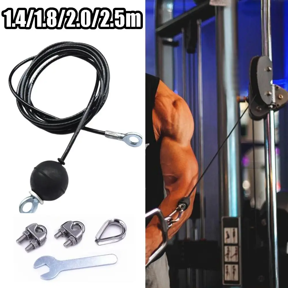Cable de repuesto ajustable para máquina de fitness de polea de acero resistente - imagen 4