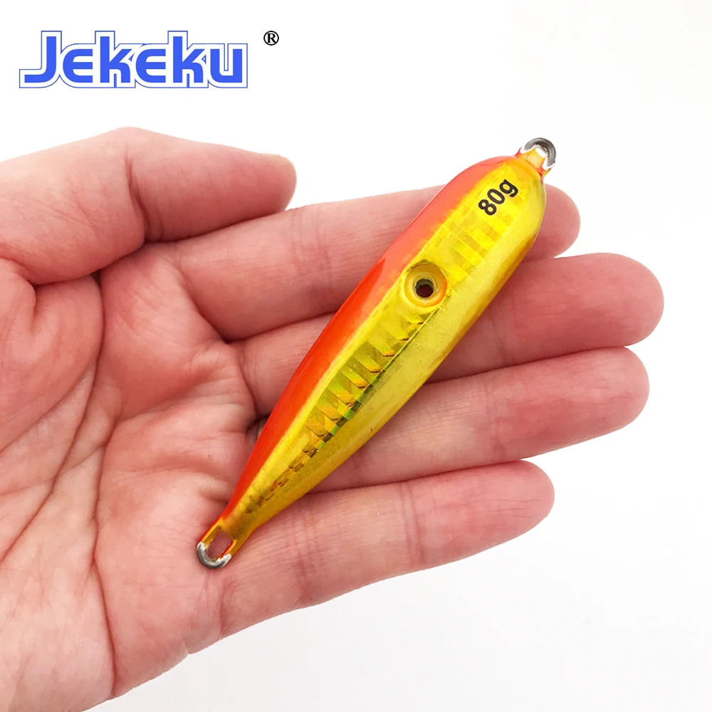 JEKEKU plantilla de calamar Jig metálico artificial con anzuelo - imagen 5