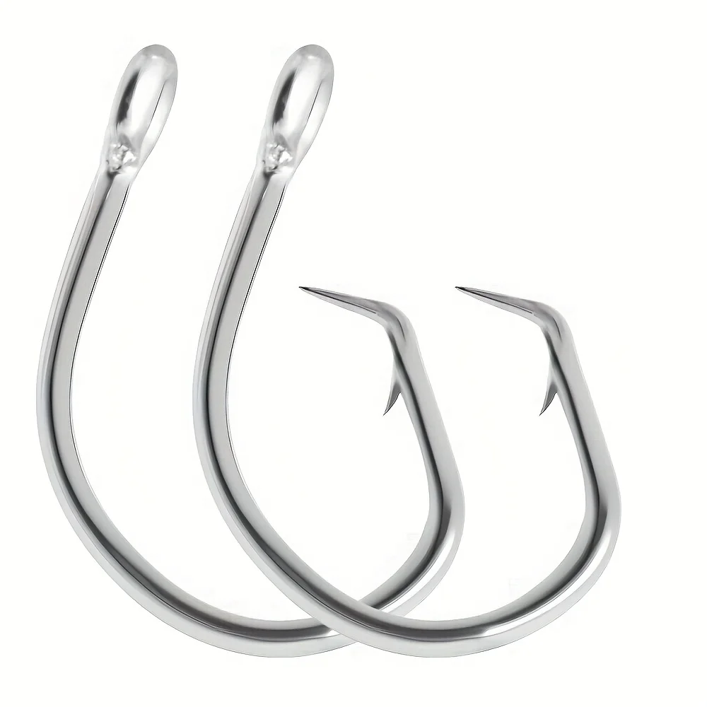 Anzuelos acero inoxidable atún y walleye – Alambre fuerte en salado - imagen 4