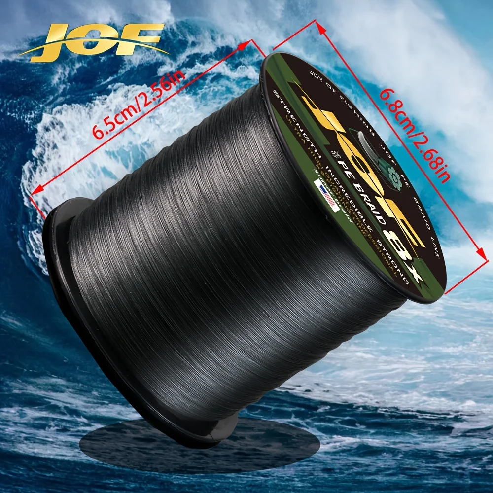 JOF 500M 8 hebras hilo de pescar trenzado X8 para equipo de pesca accesorios de artículos de pesca de carpa multifilamento tejidos fuertes con cable - imagen 5