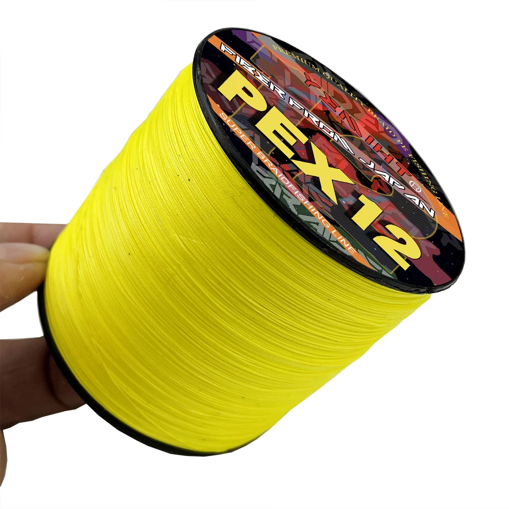 Alambre de pesca trenzado resistente al desgaste X12, multifilamento PE de 12 hebras de gran resistencia, 25lb, 30lb, 39lb, 50lb, 65lb, 77lb, 92LB, 120LB - imagen 2