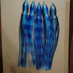 5 uds 12 "Miya señuelo reemplazo faldas de pulpo Trolling cebo falda pulpo suave señuelo de pesca faldas aparejadas Marlin Mahi Pakula