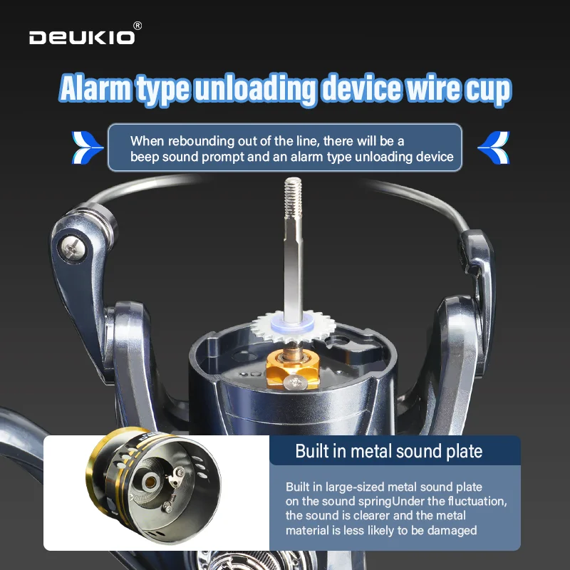 Nuevo carrete de pesca giratorio sin huecos 1 + 1 rodamientos de bolas mango de carrete CNC 5,2: 1 relación de engranaje 12kg arrastre máximo bobina de pesca de agua salada - imagen 3