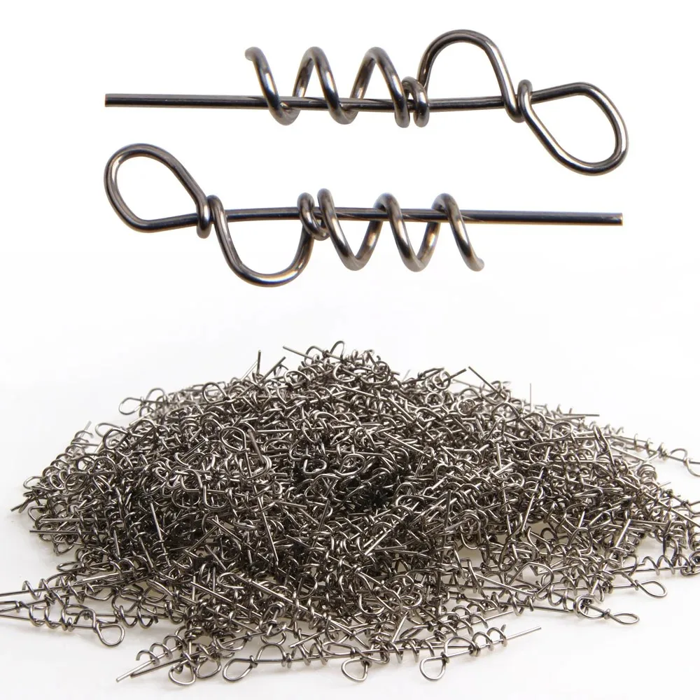 Anzuelo Twist Lock con pin centrado y resorte para vinilos blandos