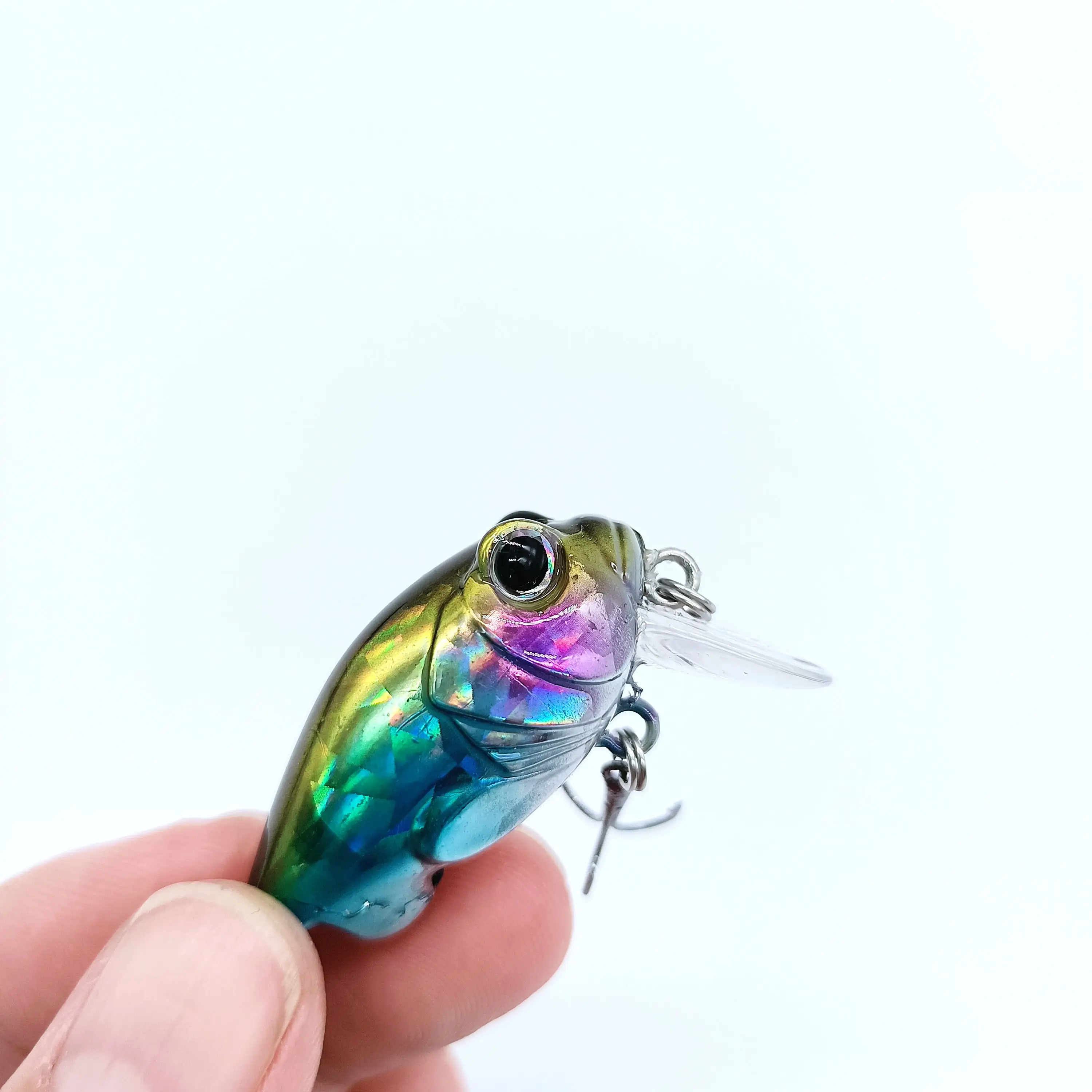 DUODUOYU-Señuelos de Pesca Crankbaits, cebo duro flotante de 5,2g/38mm, Isca Artificial Wobbler Bass Swimbait, aparejos de pesca, 1 piezas, nuevo - imagen 5