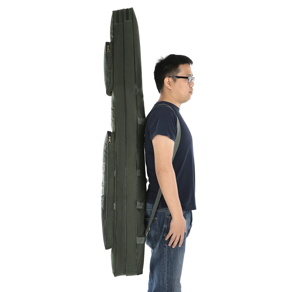 Bolsa de pesca Lixada, bolsa de carrete de caña de pescar plegable portátil, equipo de caña de pescar, herramienta de aparejos, estuche de transporte, organizador de bolsa de almacenamiento - imagen 4