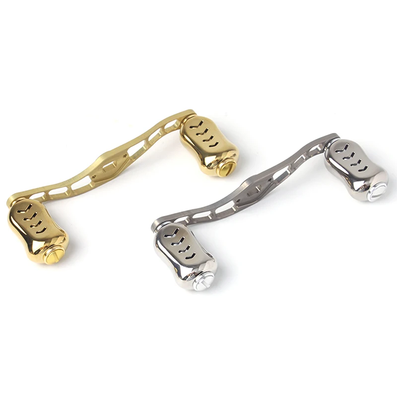 Kawa-mango de carrete de pesca, mano de aleación de aluminio sin perilla para Da/Abu/Shi, tamaño del agujero de Baitcasting 7*4/8*5mm de longitud 105/100/95mm DIY - imagen 5