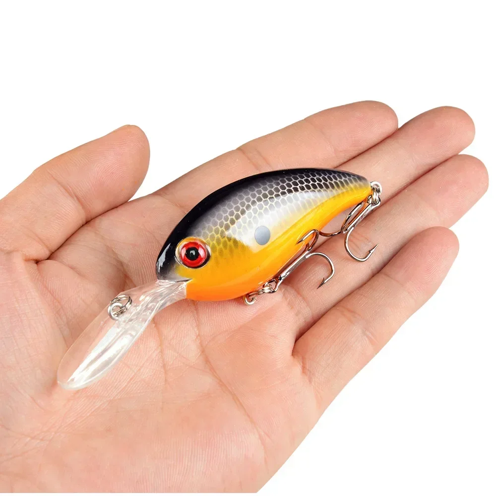 1 Uds señuelo de Pesca Minnow 100mm14g cebo duro Topwater Wobbler Jig cebo Crankbait carpa lubina rayada Pesca aparejos de Pesca SwimBait - imagen 4