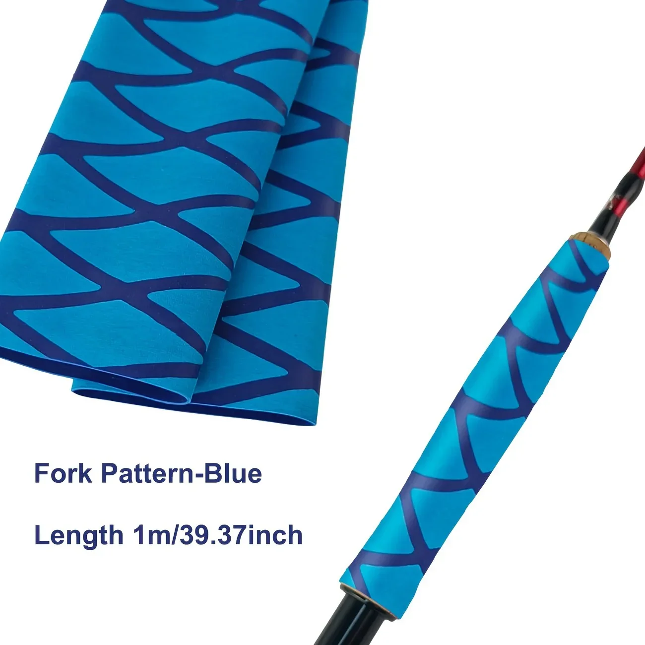 Fork Pattern Blue