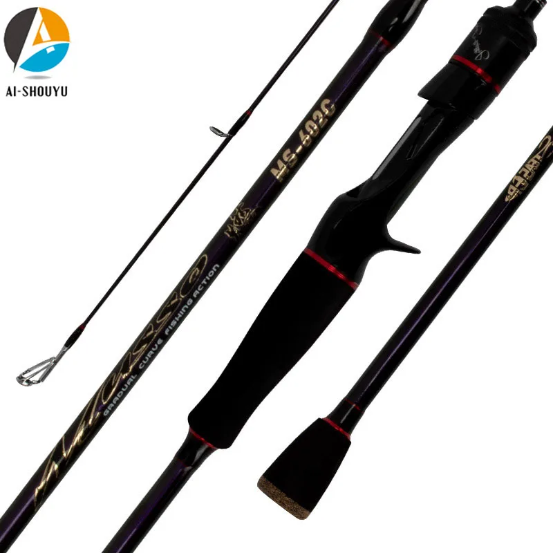 AI-SHOUYU Caña Slow Jigging Punta Sólida Carbono Spinning - imagen 3