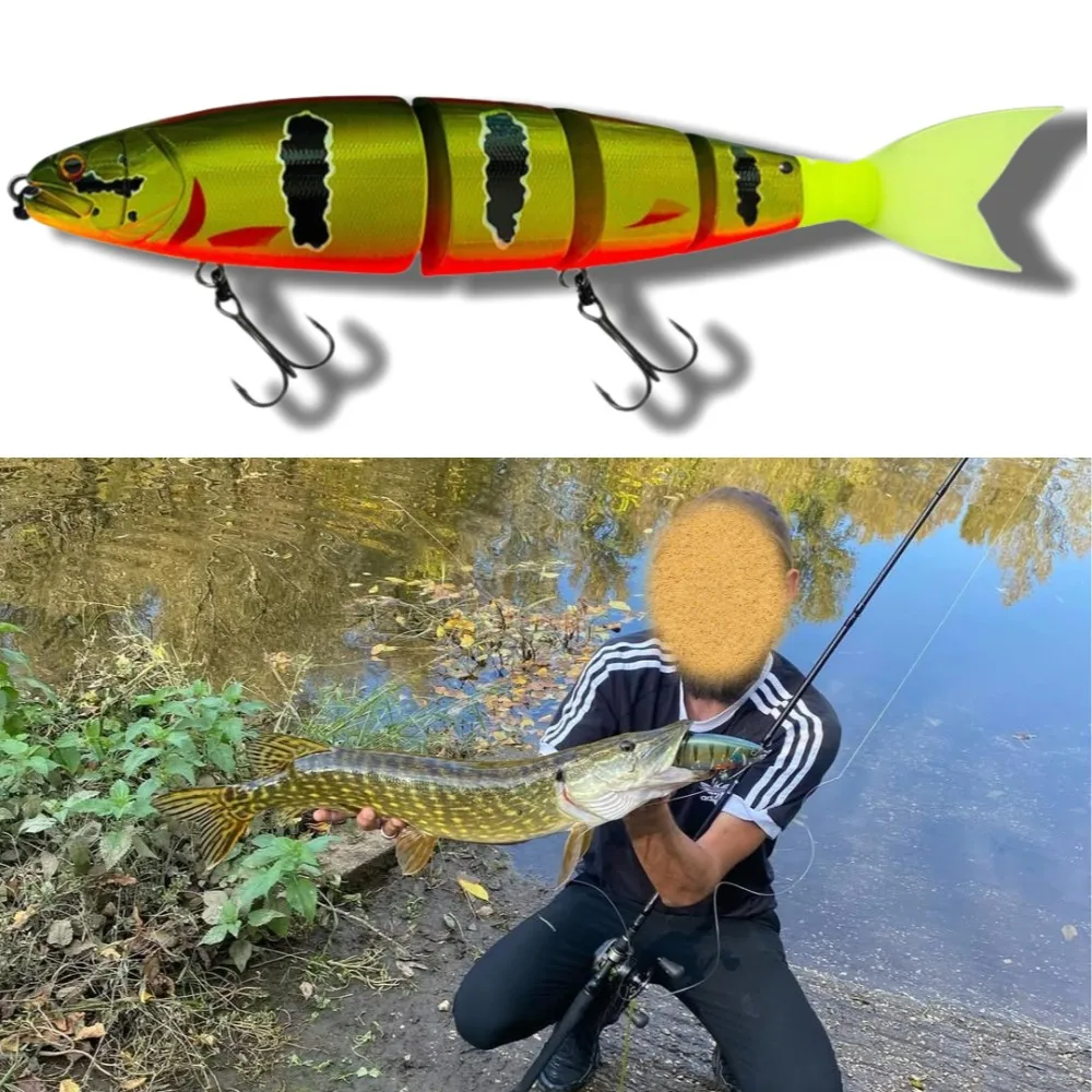 TSUYOKI-cebo articulado de 170/200mm, Señuelos de pesca flotantes/hundimiento, Madness Balam 200 Swimbait Wobbler, señuelo Muskie de Lucio grande de agua dulce