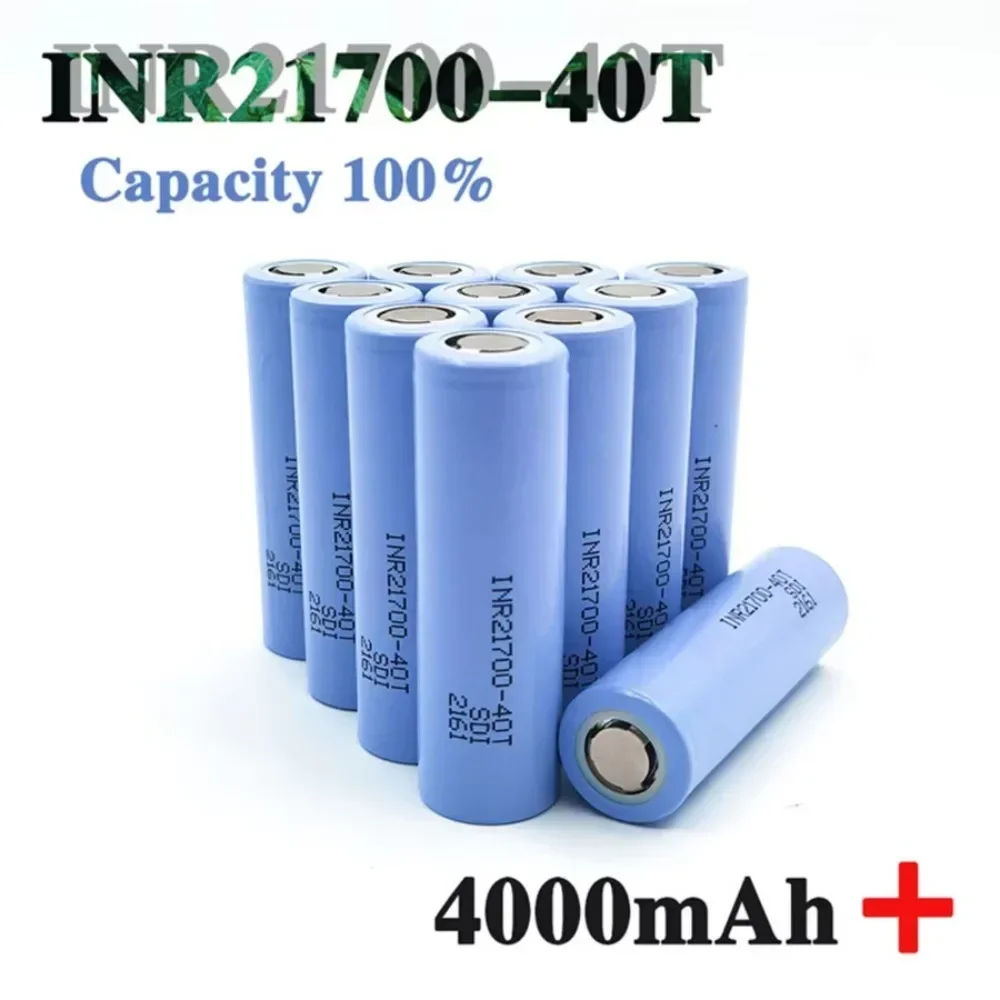 Batería 21700 40T alta descarga – Litio 4000mAh para pesca - imagen 2