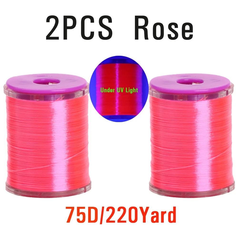 2PCS 75D Rose