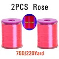2PCS 75D Rose