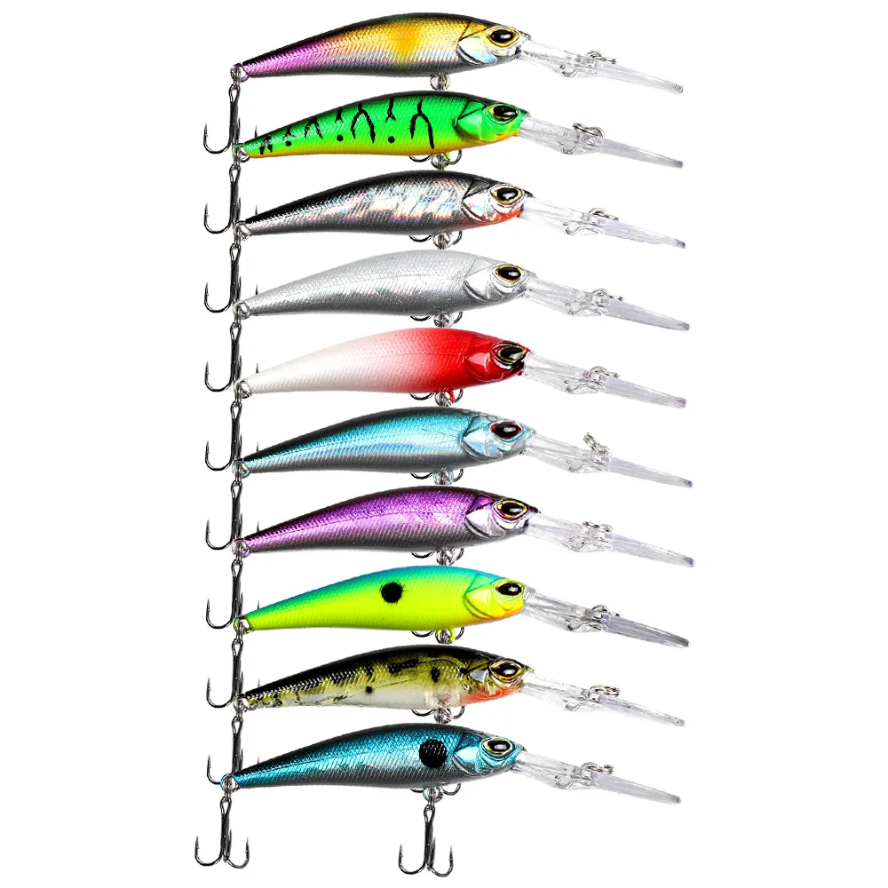 Señuelo de pesca de tiro largo, 9cm, 6g, cebo duro - imagen 5