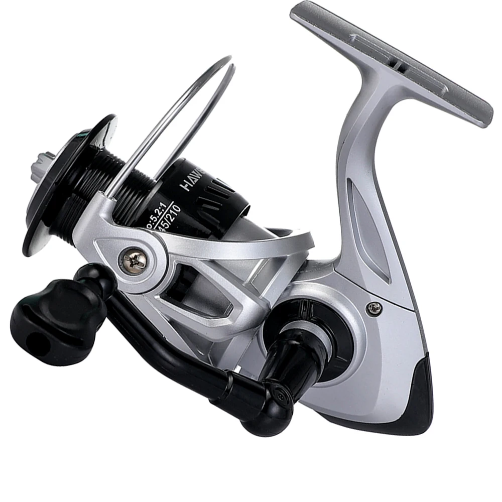 Carrete de pesca giratorio con relación de engranaje 5,2: 1, serie 2000-7000, carrete de aluminio, arrastre de 8KG, cuerpo ligero y resistente, bobina de fundición larga y suave - imagen 2