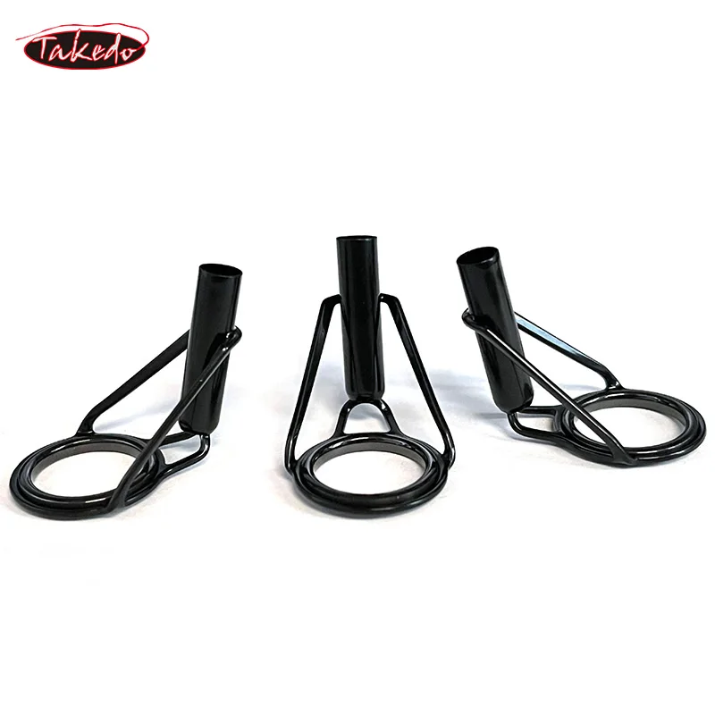 TAKEDO TN110 BSLST guías de punta de caña de pescar, construcción de ojos de caña, guías de caña de pescar de hierro suave, anillo, Kit de reparación de agua salada para pesca - imagen 3