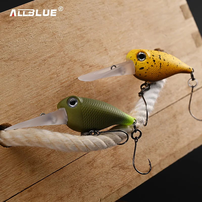 ALLBLUE buceo profundo Crankbait 3,6g 35mm BFS trucha lubina flotante Wobbler señuelo de pesca manivela de agua dulce aparejos de cebo duro Artificial - imagen 5