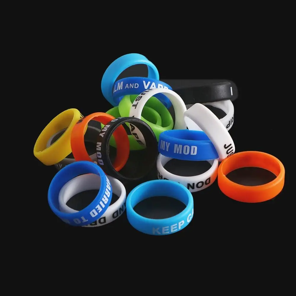 Anillo de gel de sílice, anillo decorativo, funda protectora para caña de pescar, Clip para caña de Gel de sílice, Protector de anillo en forma de O, cubierta para cañas de pescar - imagen 5