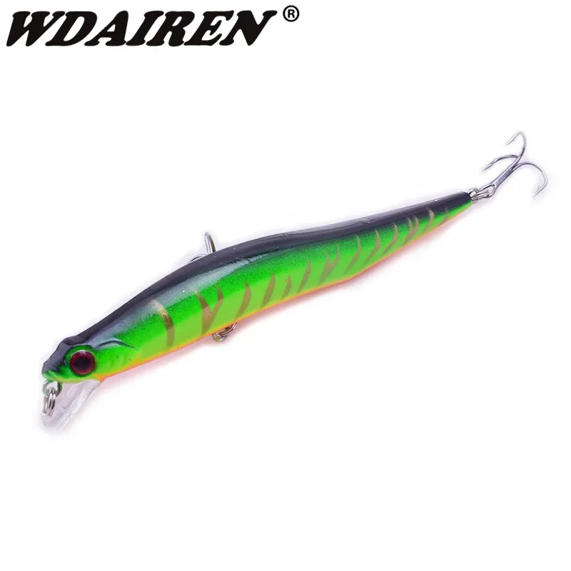 1Pc Minnow señuelo de Pesca 11,5 cm 10g Swimbait Wobblers Pesca Crankbait cebo duro de plástico Artificial aparejos de Pesca Minnows WD-214 - imagen 2