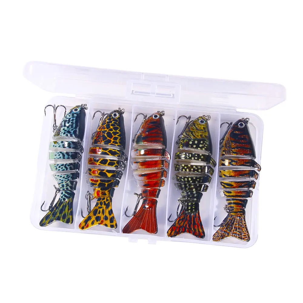 Crankbait Articulado 7 Segmentos – Señuelo Realista Acción Lenta - imagen 3
