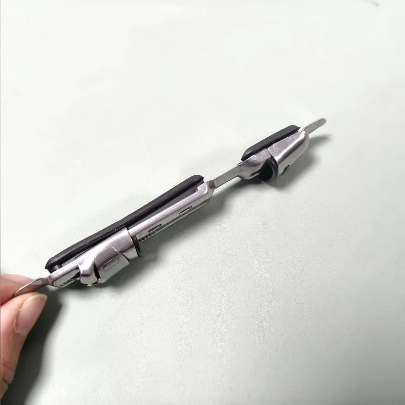 Abrazaderas para caña pescar inox antideslizantes mano y hielo - imagen 3