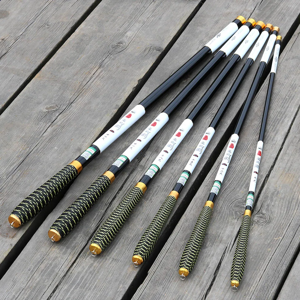 JOSBY-caña de pescar telescópica para carpa, alimentador de fibra de carbono ultraligero, portátil, para agua dulce, 2,7/3,6/4,5/5,4/6,3/7,2 M - imagen 3