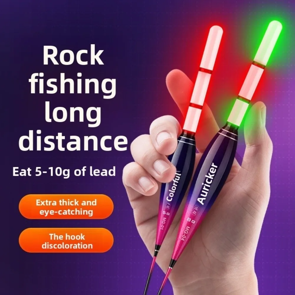 Flotador de pesca electrónico con indicador, tubo de deriva deslizante, Sensor de gravedad, flotadores de pesca en roca, morder y cambiar de Color, boya, Bobbers - imagen 5