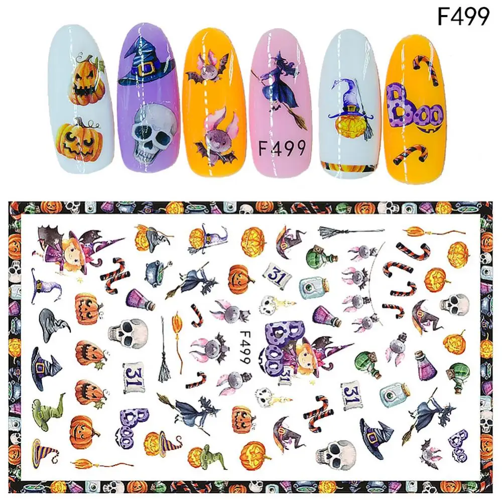 Pegatina para uñas, calcomanías para tatuajes artísticos, decoración de diseño de Ángel, caballo y Estrella, envolturas adhesivas para manicura - imagen 2