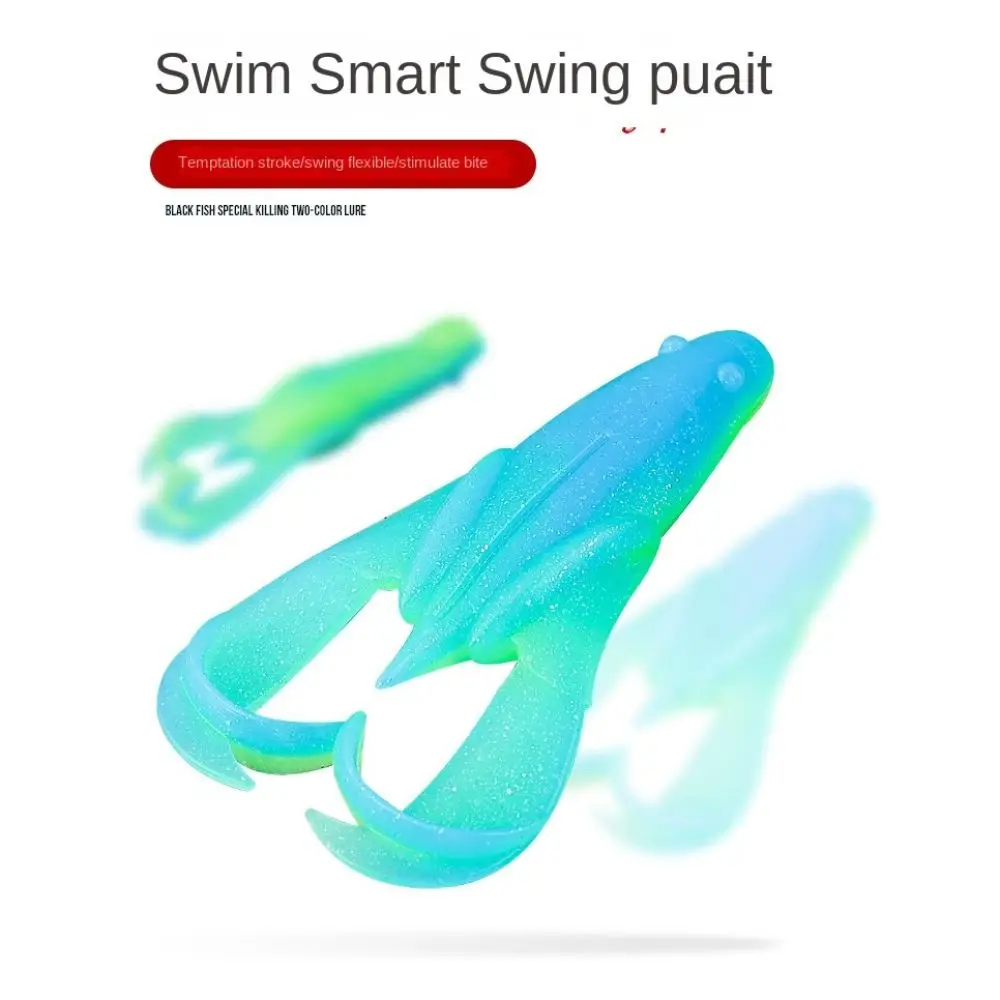 Señuelos de pesca de rana suave de TPE, señuelo de postura tipo rana, 7cm, 7g, Mini cebo de rana, señuelo de Jigging, producto de equipo de pesca - imagen 2