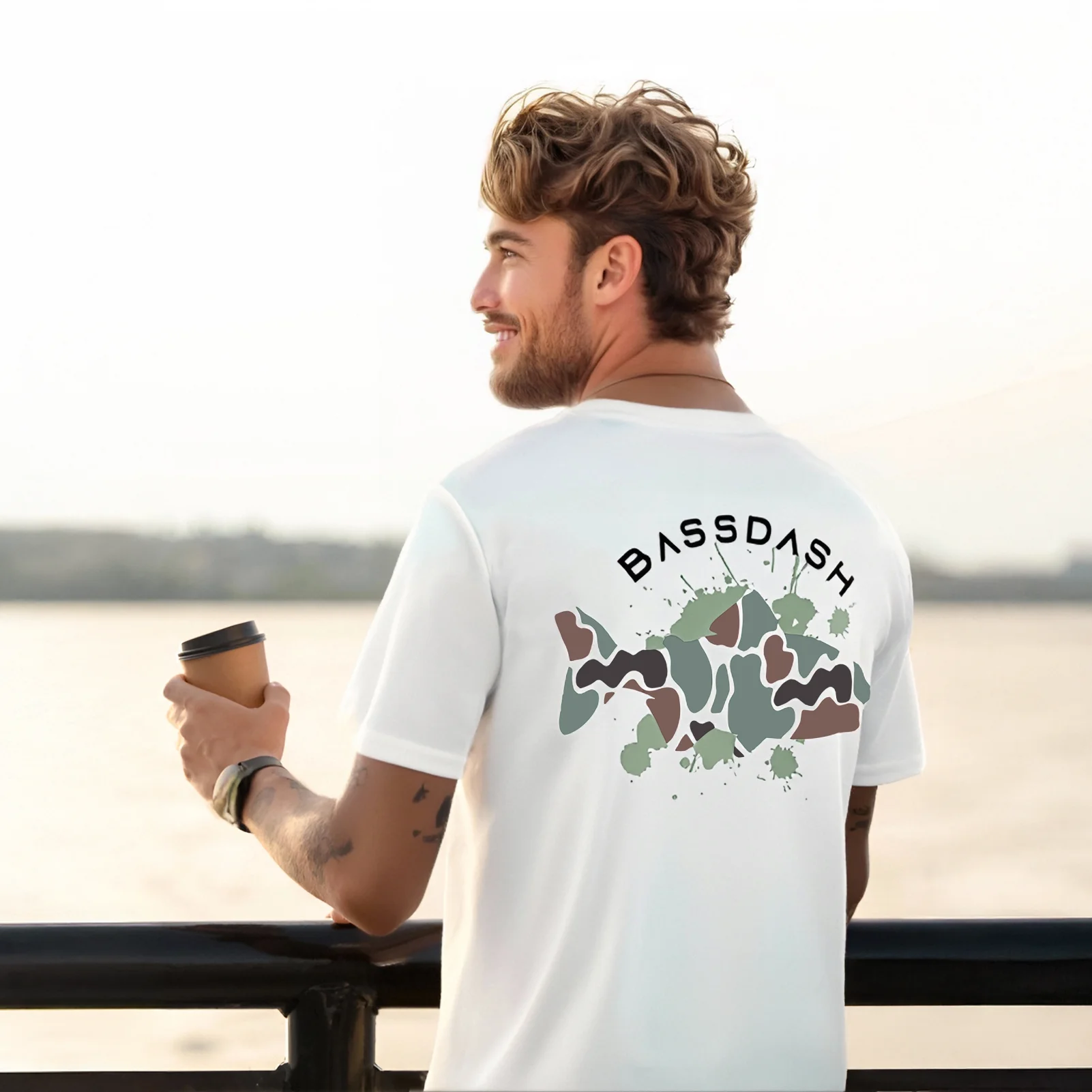 Bassdash Camiseta pesca UPF 50+ – Protección solar seca rápido - imagen 5