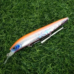 Noeby Minnow-señuelo de pesca duro, 135mm, 41g, Wobblers que se hunden, acción de trucha, lubina, aparejos de pesca de agua salada