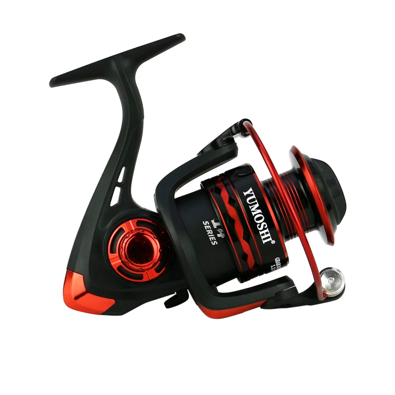 Carrete de pesca giratorio profesional, accesorio con copa de alambre de Metal 14BB, agarre de madera, relación de transmisión 5,2: 1, rueda de pesca de lubina de mar con carrete de repuesto - imagen 5