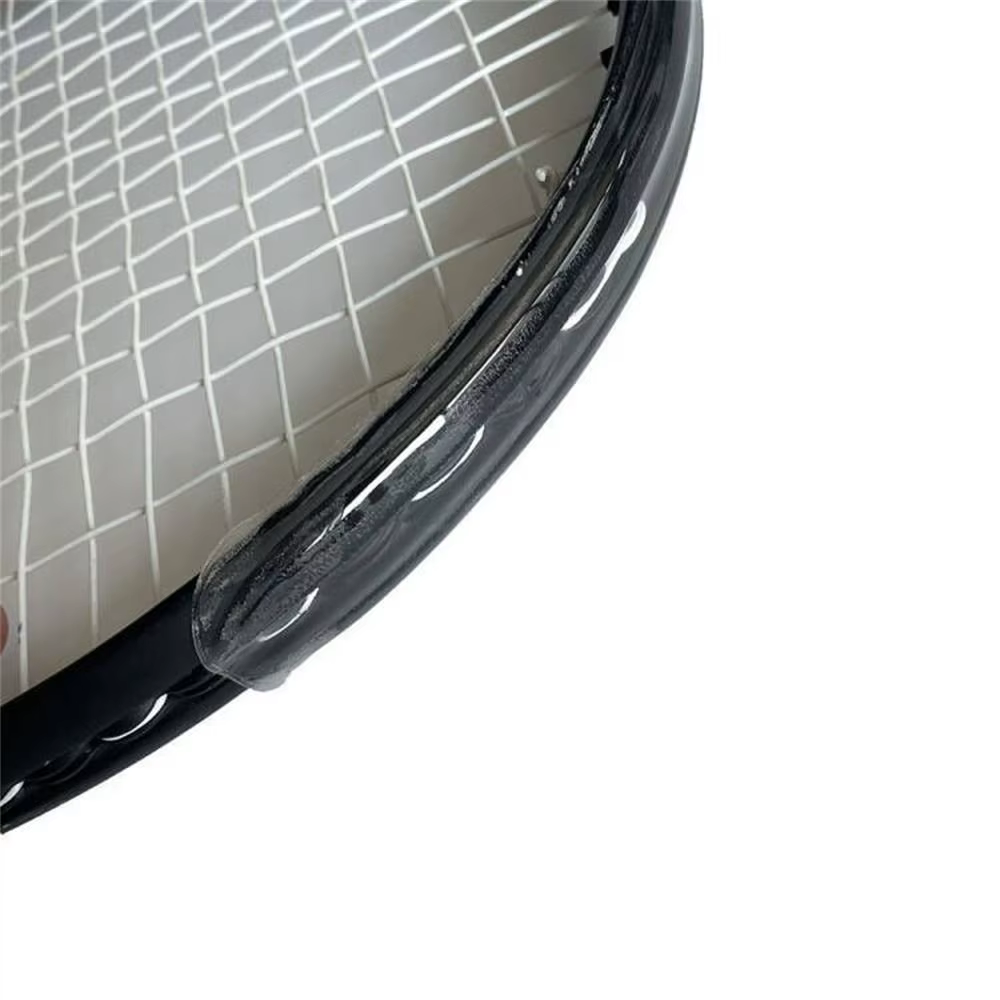 Pegatina transparente para cabeza de raqueta, protector de marco para evitar arañazos, cinta de protección para raqueta de tenis, protector de marco de raqueta de una sola tira de TPU - imagen 3