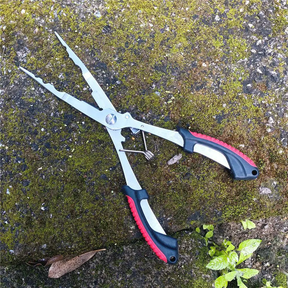 Alicates de pesca multifunción de acero inoxidable, alicates de gancho de pesca a prueba de herrumbre con punta de aguja, herramientas de pesca - imagen 4