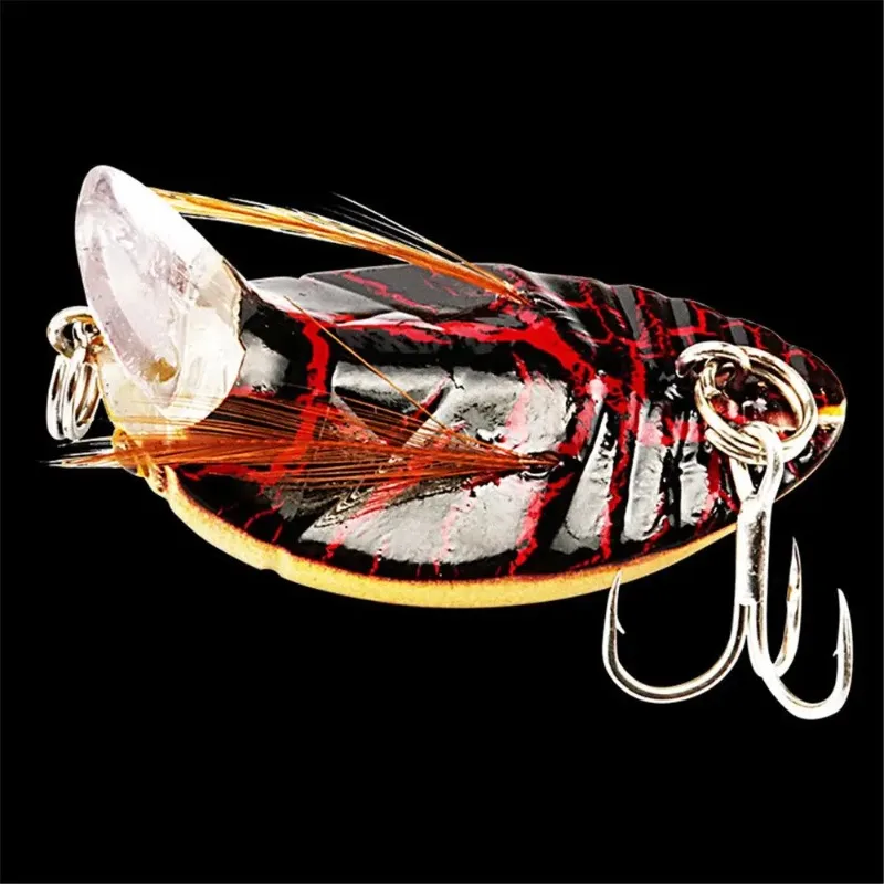 3,8g/40mm flotante Mino Mini imitación mariquita señuelo de carretera fundición de agua dulce Crankbait 3D ojos simulados pintura de alta calidad - imagen 4