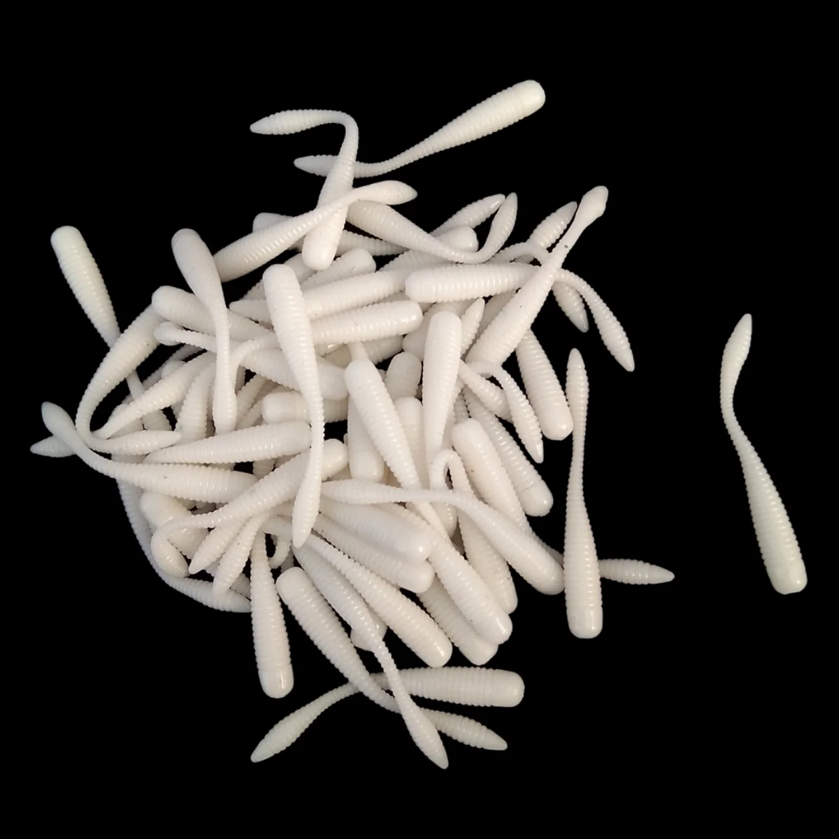 Mini señuelo Ajing Tpr para pesca, cebo de gusano de roca, Wobblers Swimbait, aparejos artificiales Leurre Souple, 300 piezas - imagen 2