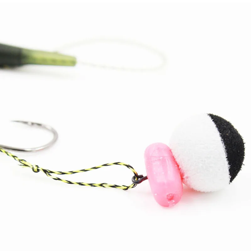 100 Uds cebo de Metal Spike anzuelo de pesca de carpa cebo picada aparejos de pesca Boilies Pin Spike gusano maíz Ronnie aparejo de pelo alimentador de carpa - imagen 4