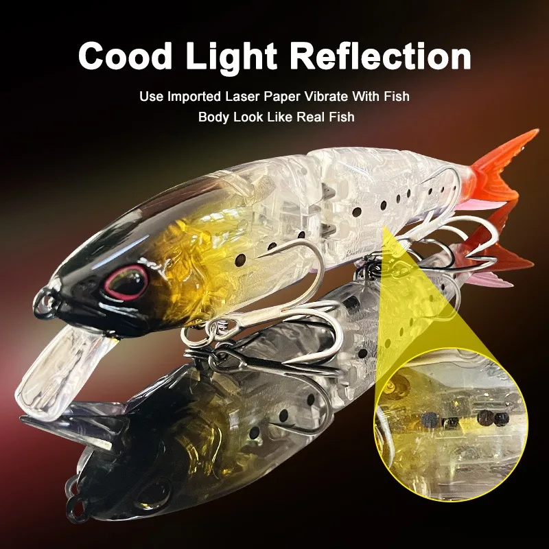 Flash Minnow 14cm 21g – Swimbait artificial para lucio - imagen 4