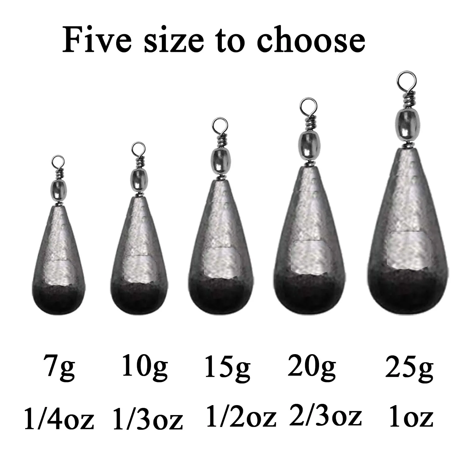 Plomos Giratorios Drop Shot para Pesca de Carpa - imagen 5