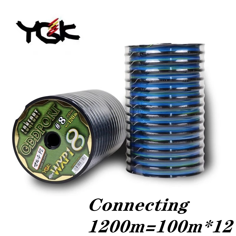 100% Original YGK X-BRAID ODDPORT WXP1 X8 Fishing Line 100m/200m/300m/600m/1200m #1-#12 25LB-180LB Japan PE fishing line - imagen 5