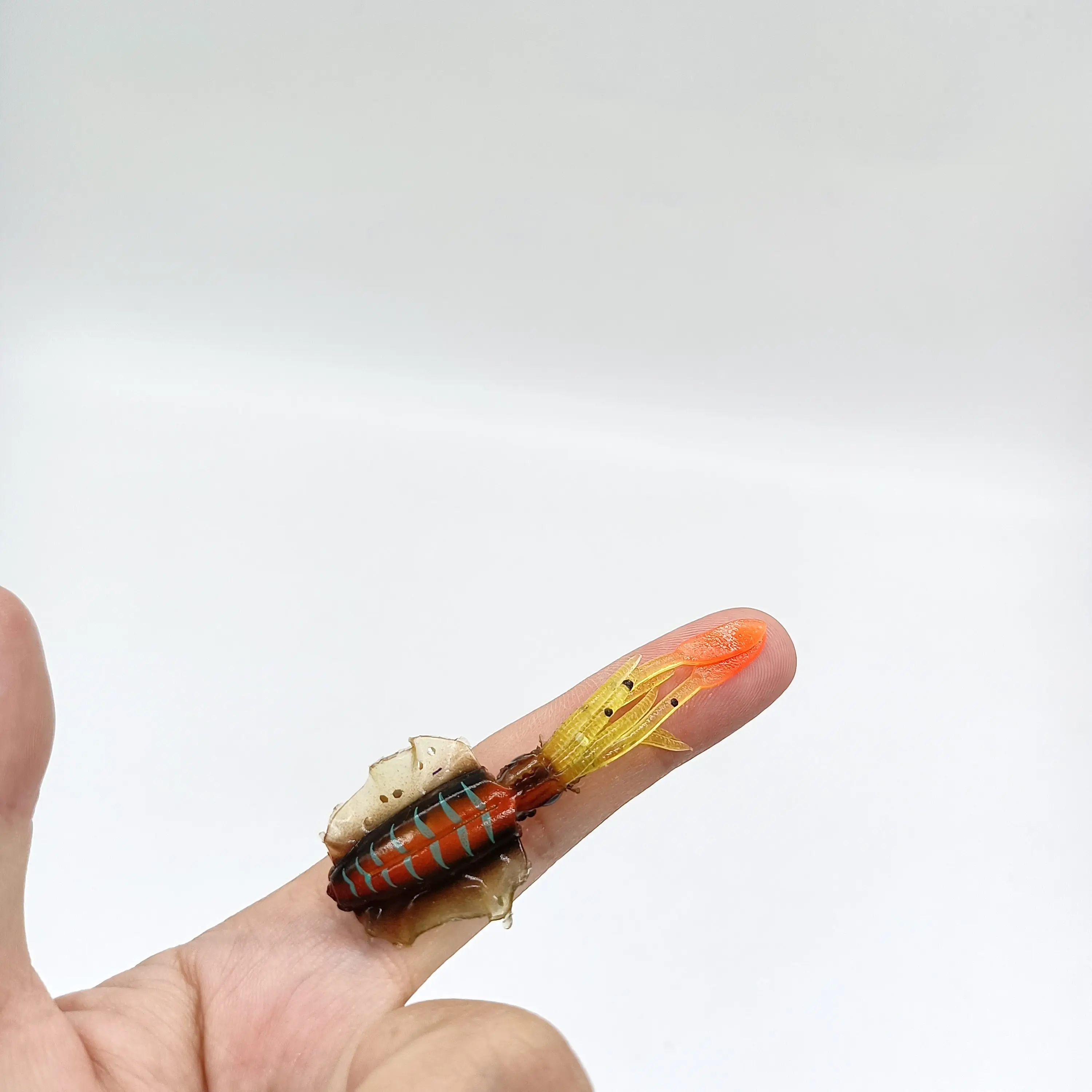 DUODUOYU, 1 Uds., Mini señuelo de pesca de calamar suave, 6cm, 2g, plantillas luminosas de calamar UV para pesca en agua dulce, cebo Wobbler, aparejos de pesca - imagen 4